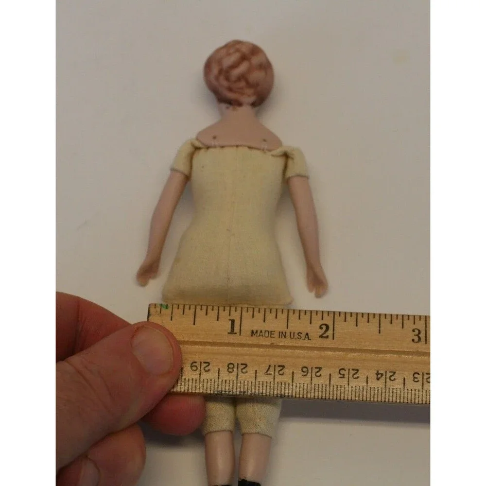 Antique German Bisque Shoulder Head Doll 6